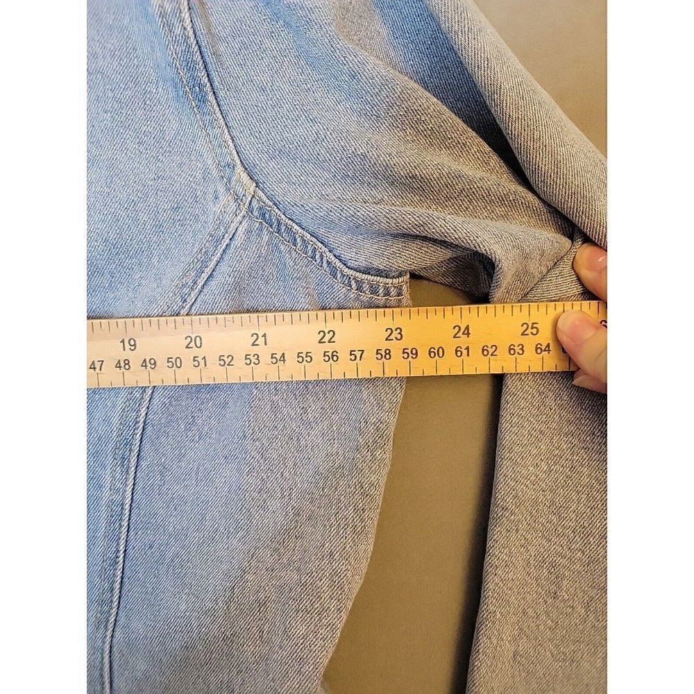 Cervelle Vintage Women's Denim Jacket Size L Blue Jean Blazer Southwestern Aztec - Picture 10 of 12